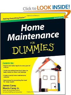 Home Maintenance for Dummies Book